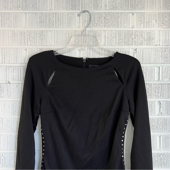 π
ΊGUESS | Black Studded Longsleeve Mini Dress - Picture 2 of 6